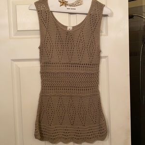Knits Landing small brown vest